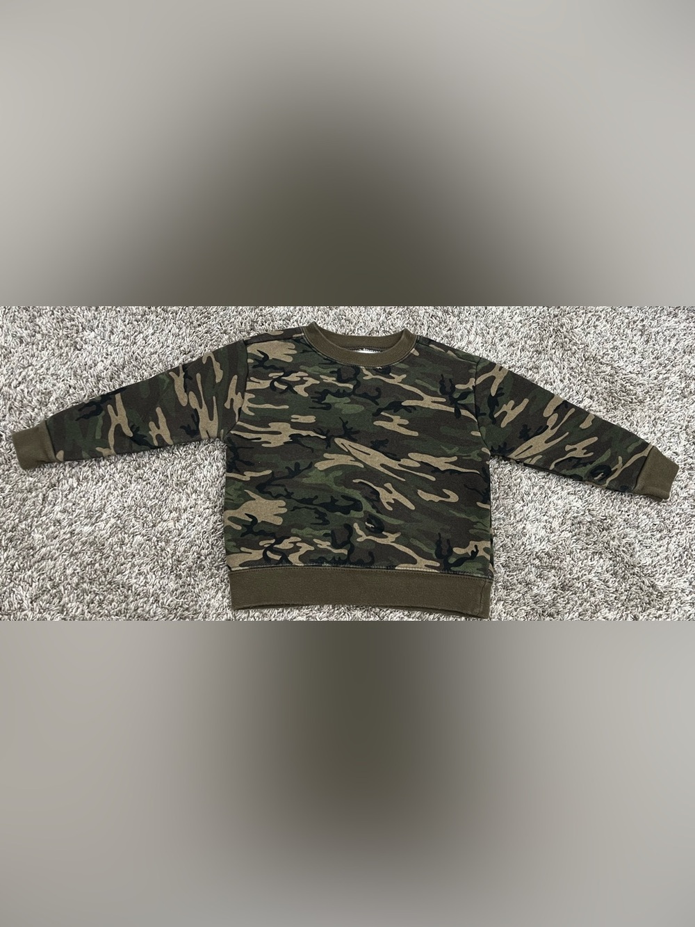 24MOS Athletic Works camo sweatshirt